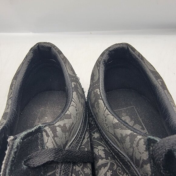 Vans Old Skool Skull Tapestry Mens 10 Black Raven Skate Shoes Casual Athletic - Picture 9 of 13